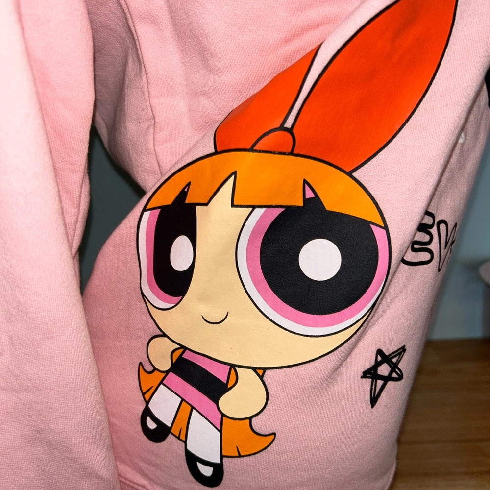 Power puff girls sugar Spice vintage sweatshirt hoodie shirt top long sleeve y2k - Picture 5 of 10